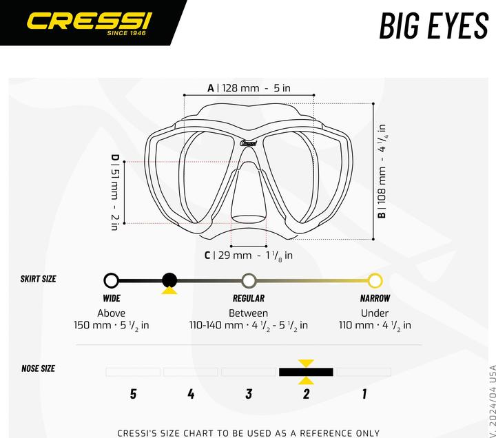 Image du produit Cressi Big Eyes Evolution Crystal