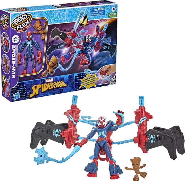 Produktbild Hasbro Bend & Flex Spiderman Space Mission Jet