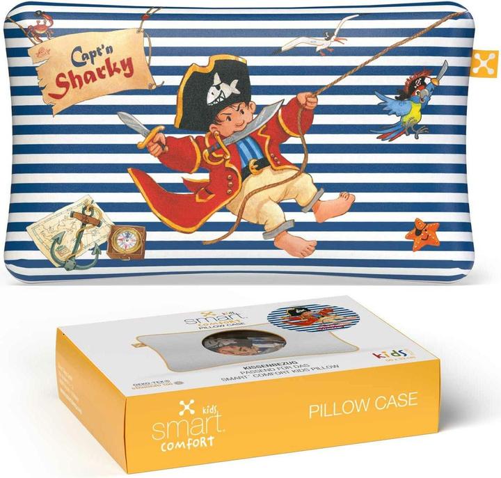 Produktbild Smartsleep Kinder Kopfkissenbezug Comfort Capt'n Sharky 50 x 32 cm
