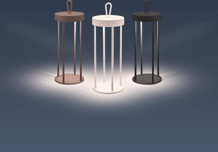 Produktbild Century LED Tischlampe ATHENA corten 3W 3000K Dimm. IP54 Color (140 lm)