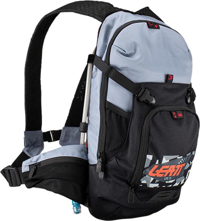 Leatt Sac à dos avec système d"hydratation Moto Lite 1.5 Titanium (10 l)