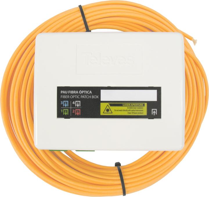 Actual product image Televes OB4470 Optical Box 4 Outputs with 70m Cable (Antenna cable)