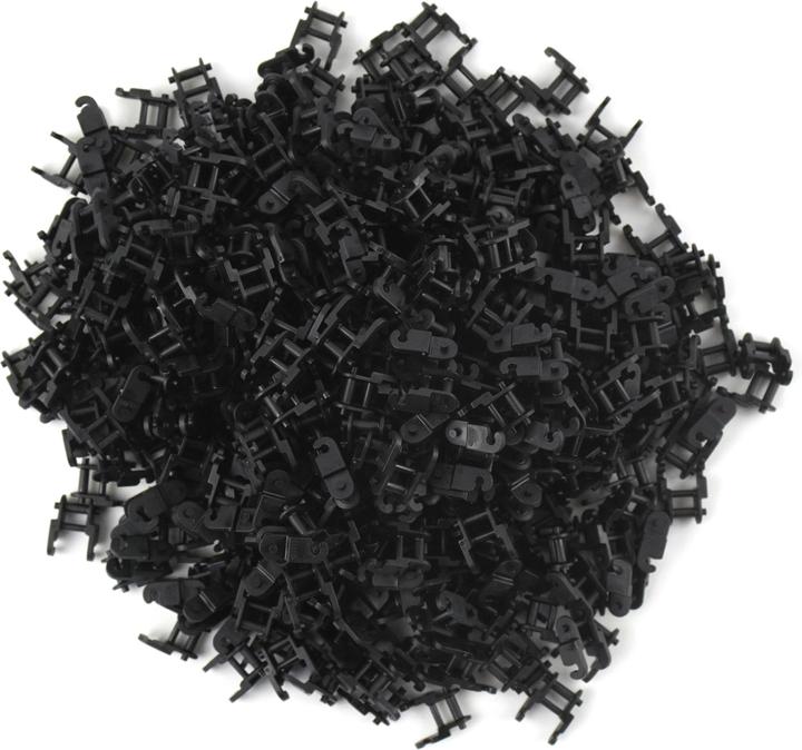 Image du produit LEGO 500 Petits Maillons de Chaîne Noir - Chaîne 3711 (3711, LEGO Accessoires)