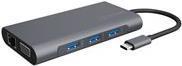 Actual product image Icy Box IB-DK4040-CPD - USB Type-C mini Dock PD (USB-C, 10 Ports)