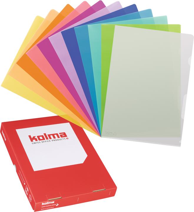 Image du produit Kolma Chemise transparente A4 grainée superstrong incolore (A4, 100 x)
