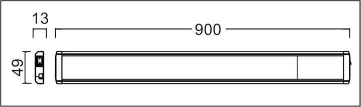 Produktbild Trango LED Unterbaulampe mit Touchdimmer (1500 lm)