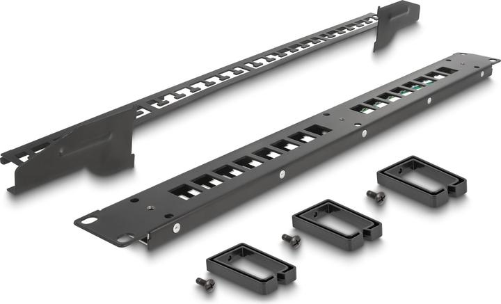 Actual product image Delock 19 inch Keystone Patch Panel 16 Po