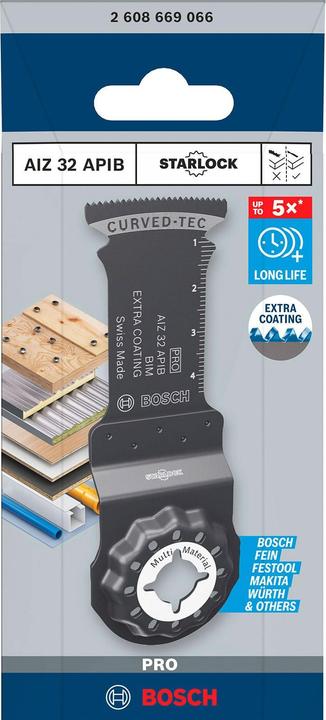 Actual product image Bosch Professional Zubehör PRO AIZ 32 APIB blade for multifunction tools, 32 x 50 mm