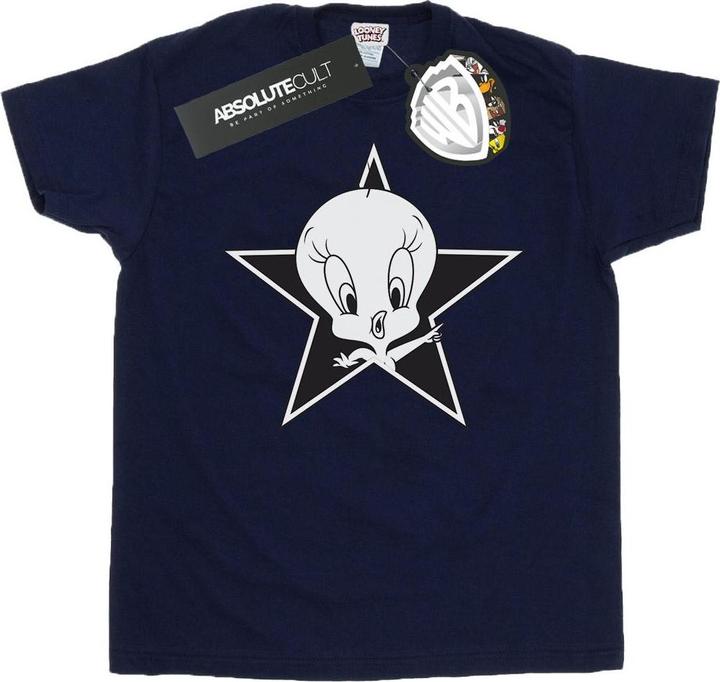 Produktbild Looney Tunes Tweety Pie Mono Star TShirt (XL)