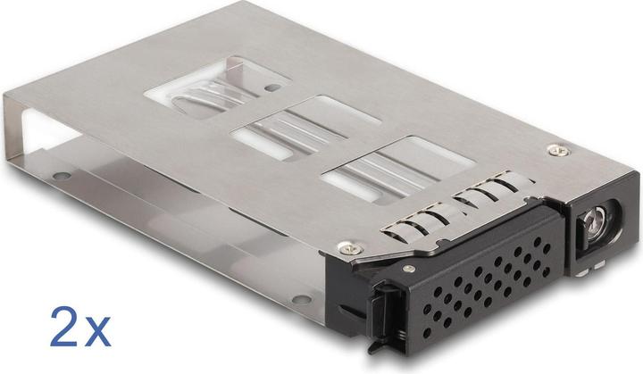 Produktbild Delock 47019 - Wechselrahmen für 2x 2.5 U.2 NVMe SSD Slim Bay