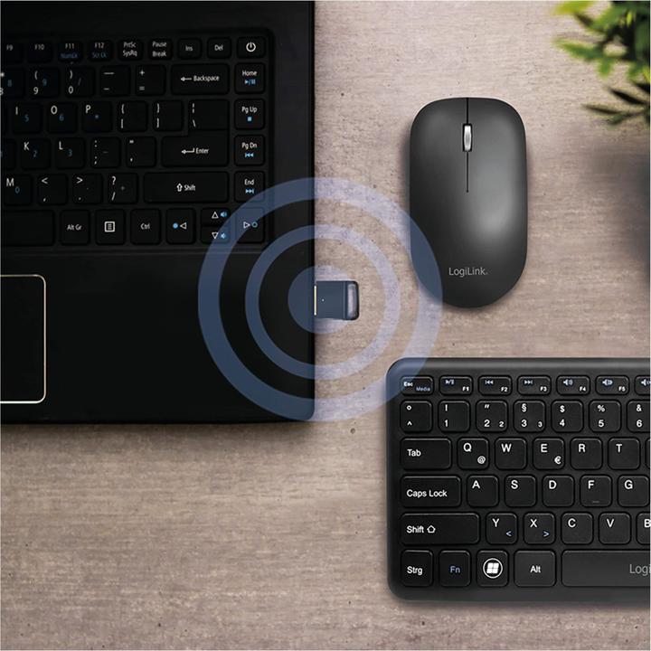 Actual product image LogiLink Bluetooth 5.0 adapter, USB-A (Transmitter & Receiver)