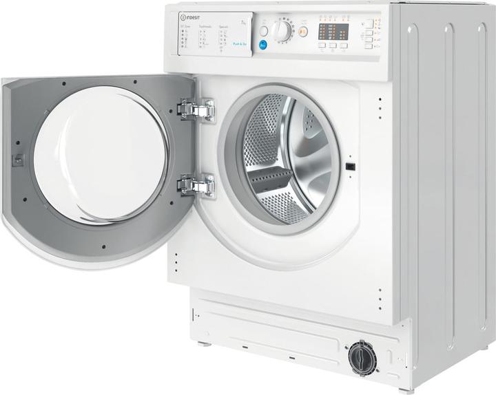 Actual product image Indesit BI WMIL 71252 EU N front loading washing machine 7 kg 1200 rpm White (7 kg, Left, EU plug)