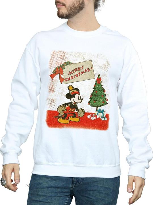 Produktbild Disney Mickey Mouse Vintage Christmas Sweatshirt (S)