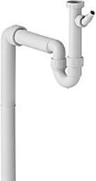 Geberit Hvid universal køkkenvandlås 50mm x 1 1/2" til køkkenvaske med enkeltvask (1 1/2“)