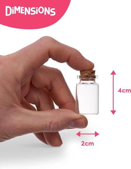 Produktbild The twiddlers Glasflasche mit Korkstopper mini 60 Stück