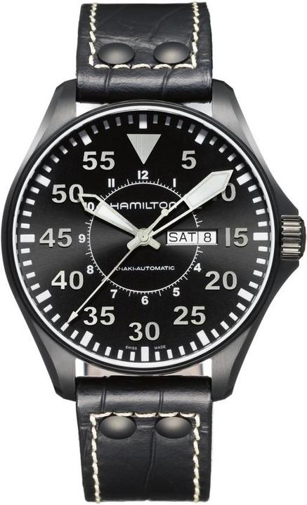 Produktbild Hamilton Khaki Aviation Pilot Day Date Auto (Analoguhr, Fliegeruhr, 46 mm)