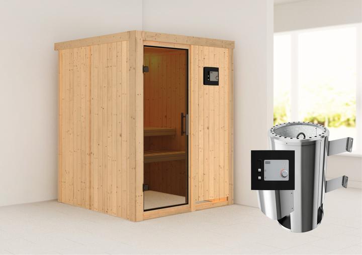 Produktbild Karibu Minja ohne Dachkranz (Plug & Play 3,6 KW externe Steuerung)