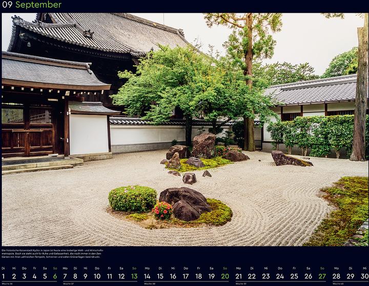 Image du produit Die schönsten Gärten der Welt - Wandkalender 2026 (60 x 45 cm, Couverture rigide, Allemand)