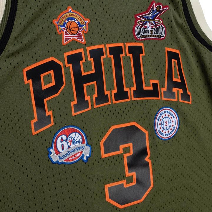 Image du produit Mitchell & Ness NBA Philadelphia 76ers Flight Swingman Allen Iverson Maillot Hommes (L)