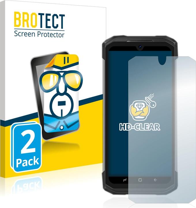 Produktbild BROTECT Schutzfolie Displayschutz Klar (2 Stück, Doogee S98 Pro)