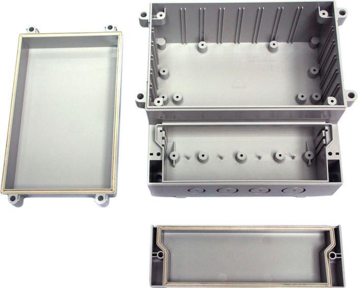 Immagine prodotto RND Components Alloggiamento per PCB per montaggio su guida DIN 296x158x281mm Grigio ABS IP65 (Case)