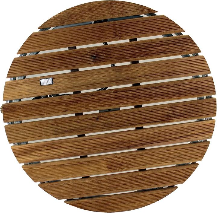Actual product image Tec Teak outdoor shower, round