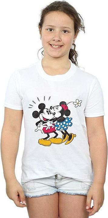 Immagine prodotto Disney Mickey Mouse Mickey And Minnie Kiss Maglietta Ragazze (152, 158)