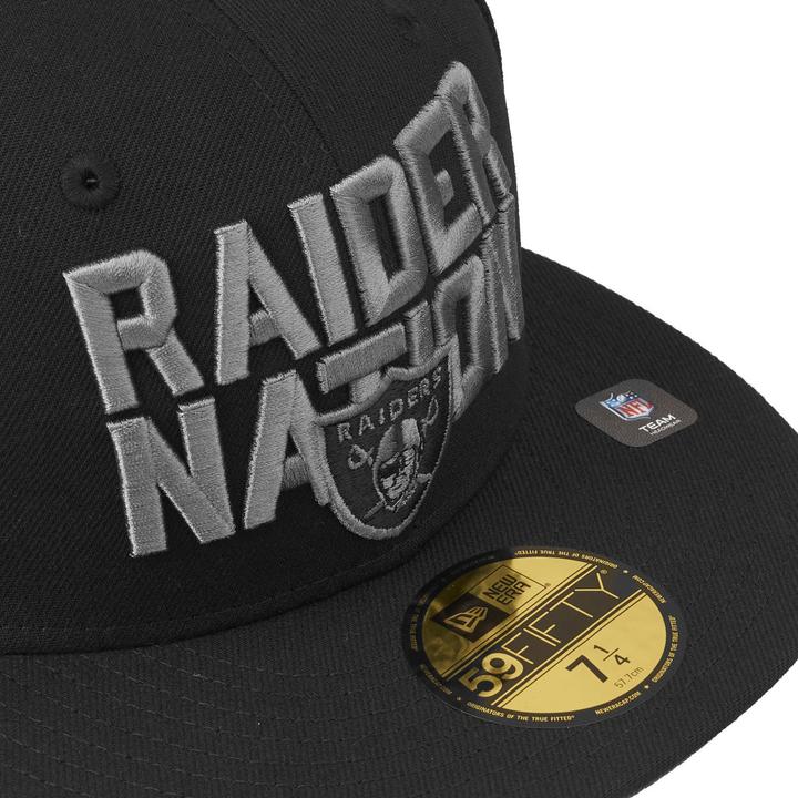 Produktbild New Era 59Fifty Fitted Cap Las Vegas Raiders NATION - 7 7/8 (7 7/8)