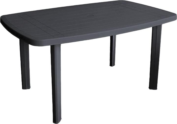 Mojawo Anthracite garden table 140x90x72cm (140 cm)