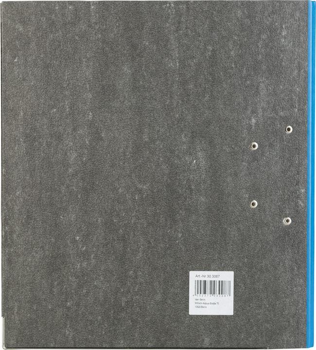 Produktbild Idena Ordner A4 blau 5cm Wolkenmarmor FSC-Mix (A4, 50 mm, 1 Stück)