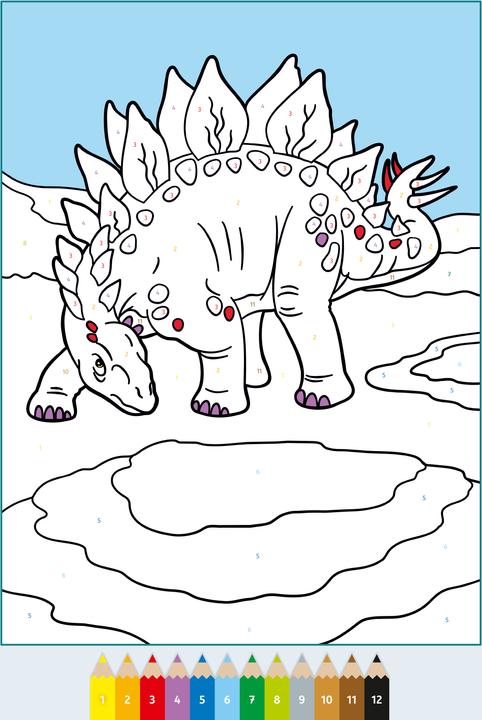 Produktbild Ravensburger CreArt Malen nach Zahlen ab 5: Dinosaurier