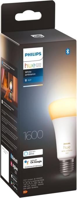 Actual product image Philips Hue White Ambiance (E27, 15 W, 1600 lm, 1 x, F)