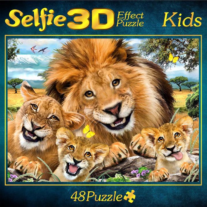 Produktbild M.I.C. Günther Pz. 3D Effekt L?wenk?nig Selfie 48T (48 Teile)