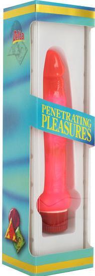 Actual product image Seven Creations Jelly Anal Vibrator- Pink