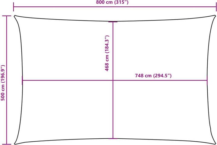 Image du produit VidaXL Nezhatok (500 x 800 cm)