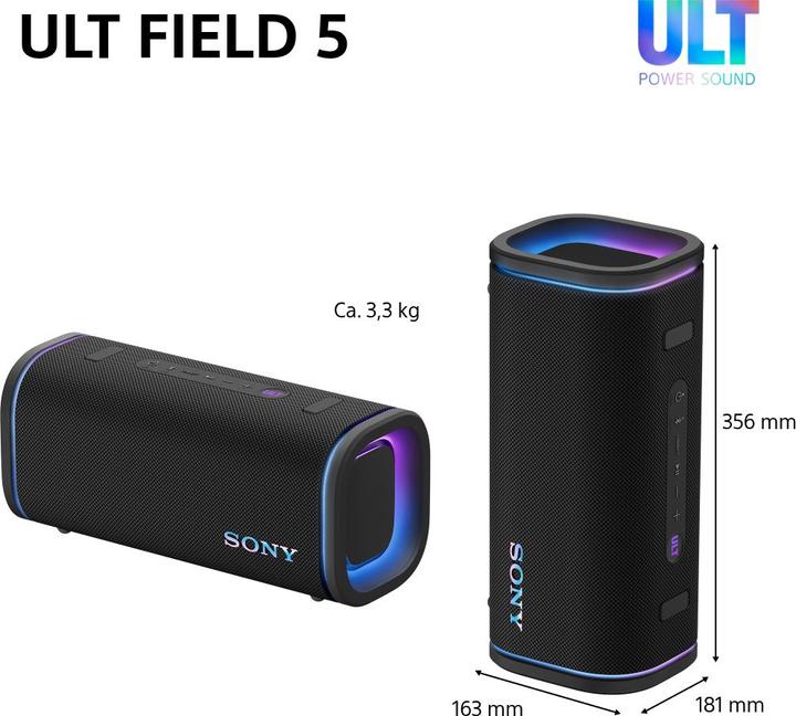 Immagine prodotto Sony ULT Field 5 (25 h, Batteria ricaricabile)
