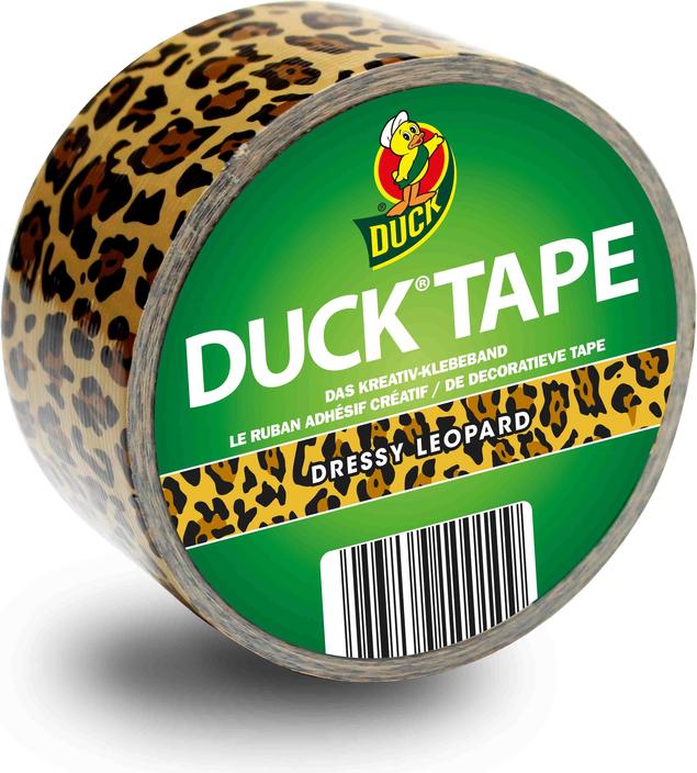 Produktbild Duck Tape Klebeband Muster Dressy Leopard 48 mm, Rolle 10 m