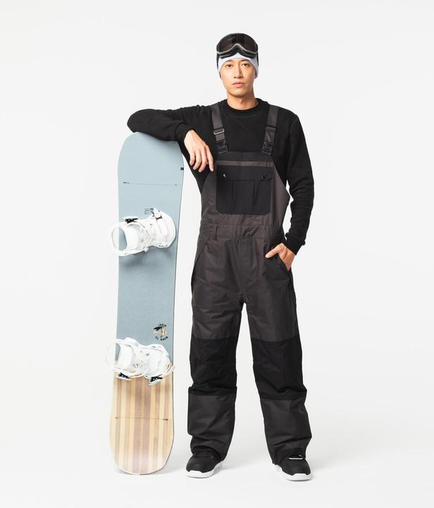 Actual product image Dreamscape Snowboard trousers dungarees adults waterproof - 500 black (XL)