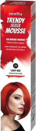 Actual product image Venta Venita Trendy Color Mousse Hair Dye 34 Red 75ml (34 Red)