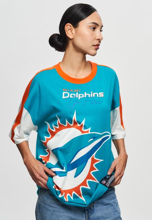 Produktbild Recovered Re:Covered Oversized Shirt - NFL Miami Dolphins - M (M)