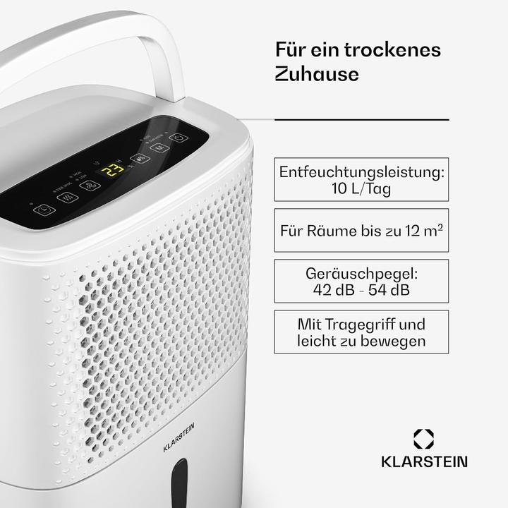 Actual product image Klarstein DryFy Luftentfeuchter (12 m², 10 l/24h)