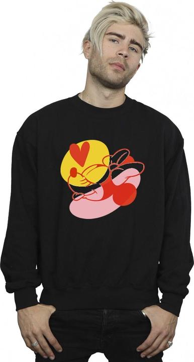 Immagine prodotto Disney Minnie Mouse Tongue Heart Felpa Uomo (L)