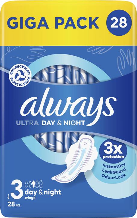 Actual product image Always Ultra Day & Night (84 x, Sanitary pads)