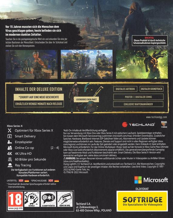 Image du produit Techland Dying Light 2 Rester humain - Édition de luxe (Xbox Series X, FR, DE)