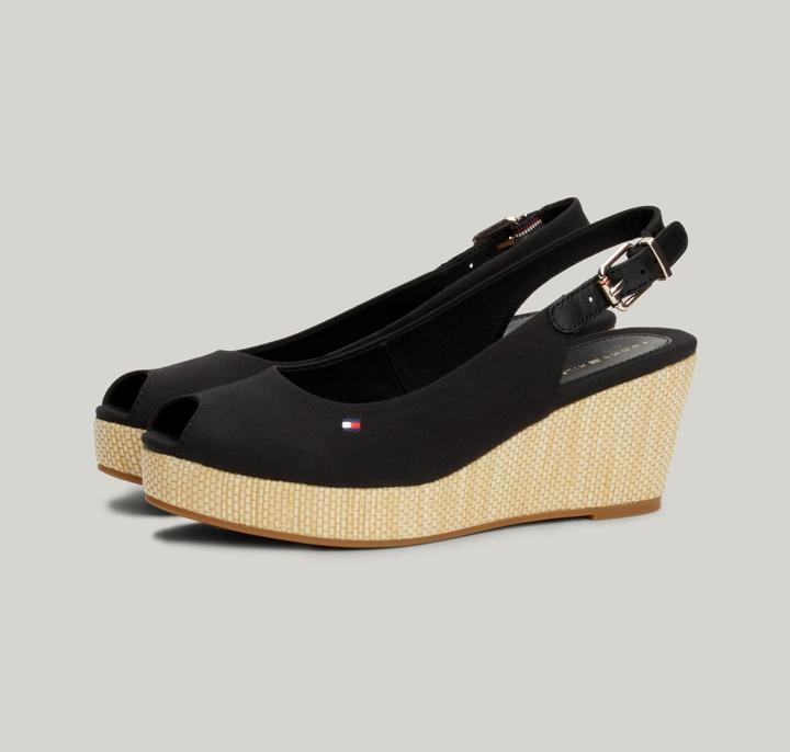 Actual product image Tommy Hilfiger Iconic Elba Sling Back Wedge-38 (38)