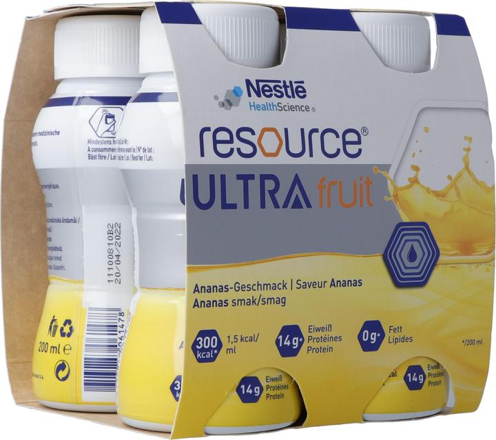 Produktbild Nestlé Health Science Ultra Fruit Ananas (4 Stück, 1006 g)