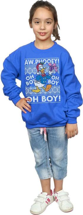 Immagine prodotto Disney Donald Duck Christmas Fair Isle Felpa Ragazze (152, 158)