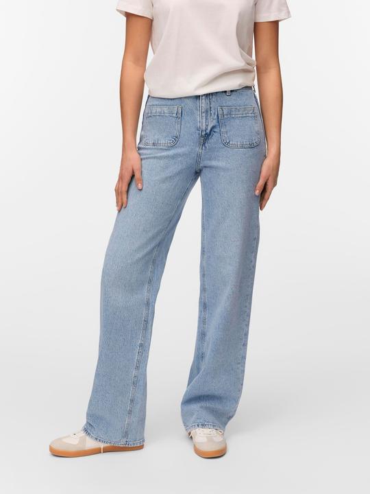Immagine prodotto Vero Moda VMTESSA Hohe Taille Weiter Beinschnitt Jeans Weit geschnitten (W30/L34)