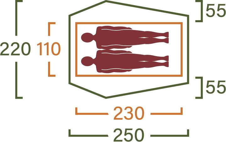Produktbild Helsport Ringstind Superlight 2 Tent (Tunnelzelt, 1.42 kg, 2 Personen)