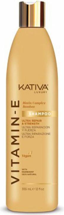 Actual product image Kativa Vitamina e Biotina y Bamboo Shampoo 355ml (355 ml, Liquid shampoo)